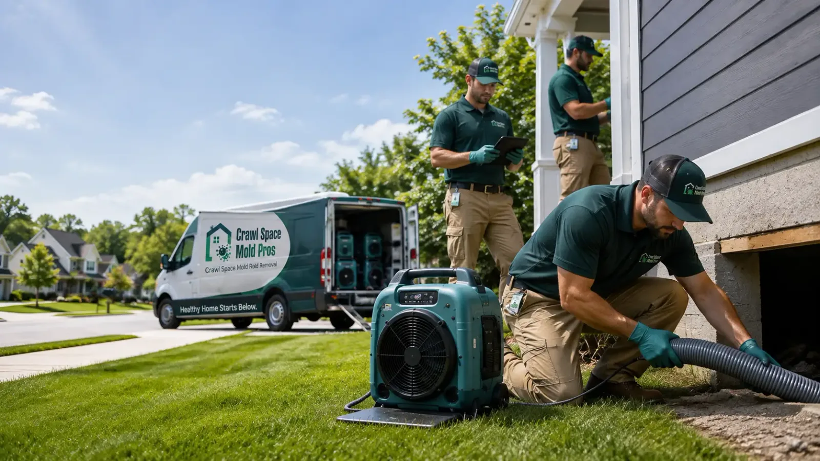 Crawl Space Mold Removal in Winterset, IA